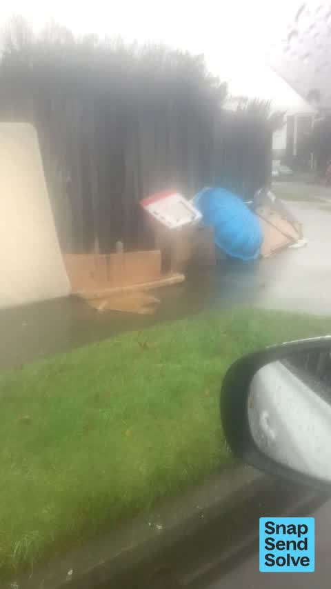 Dumped Rubbish — a report photo
