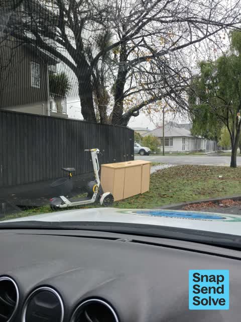 Dumped Rubbish, a report photo