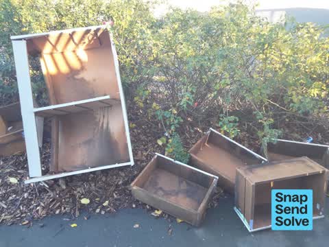 Dumped Rubbish, a report photo