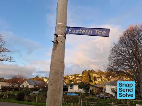 Damaged Street Sign, a report photo