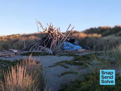 Dumped Rubbish, a report photo