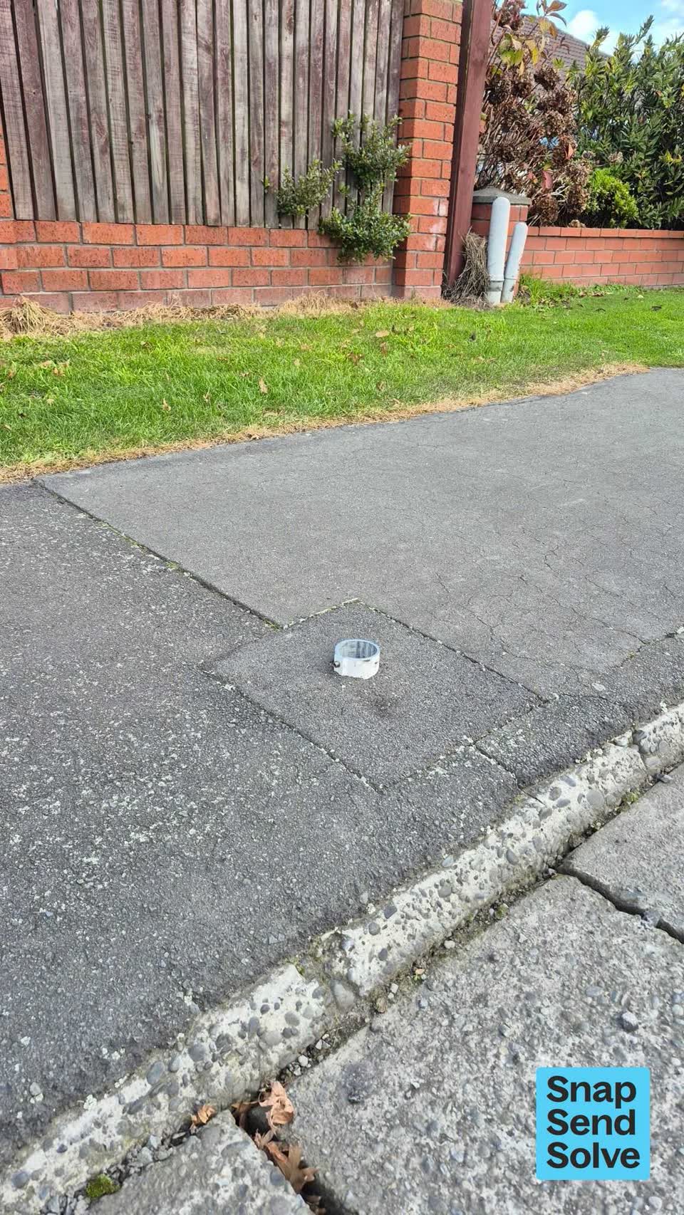 The photograph attached to this pavement - general report