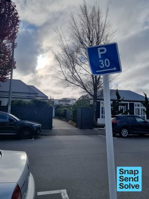 Poles and Signage - General, a report photo