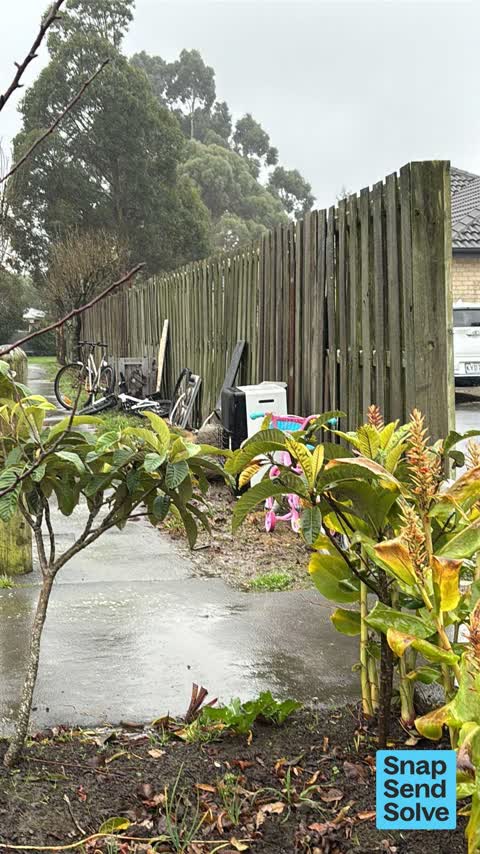 Dumped Rubbish, a report photo