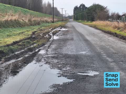 Damaged Road, a report photo