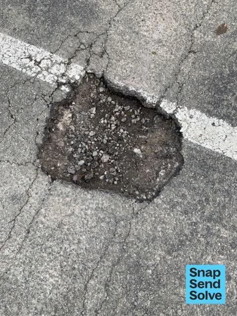 Damaged Road, a report photo