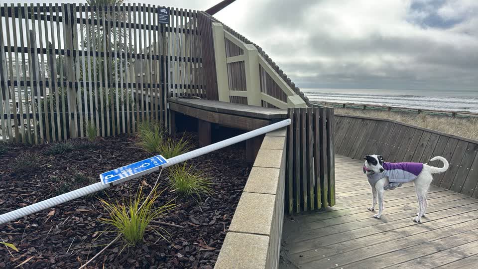 The photograph attached to this damaged street sign report