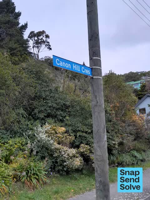 Damaged Street Sign, a report photo