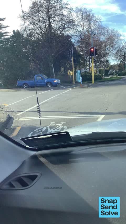 Graffiti on a traffic light pole or cabinet, or wa — a report photo