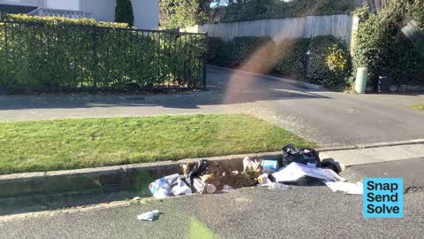 Dumped Rubbish, a report photo