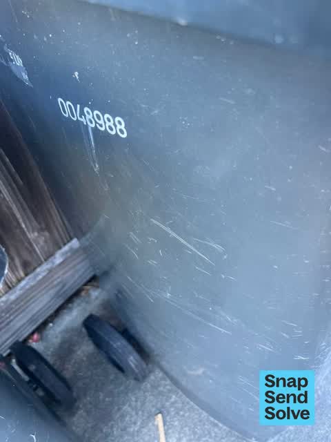 Rubbish and Bins - General, a report photo