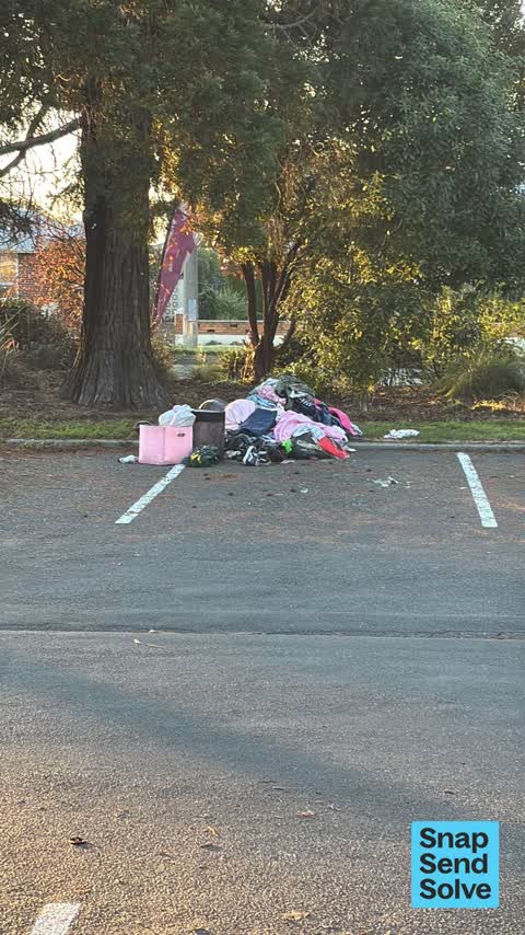 Dumped Rubbish, a report photo