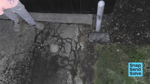 Pavement - Damaged, a report photo
