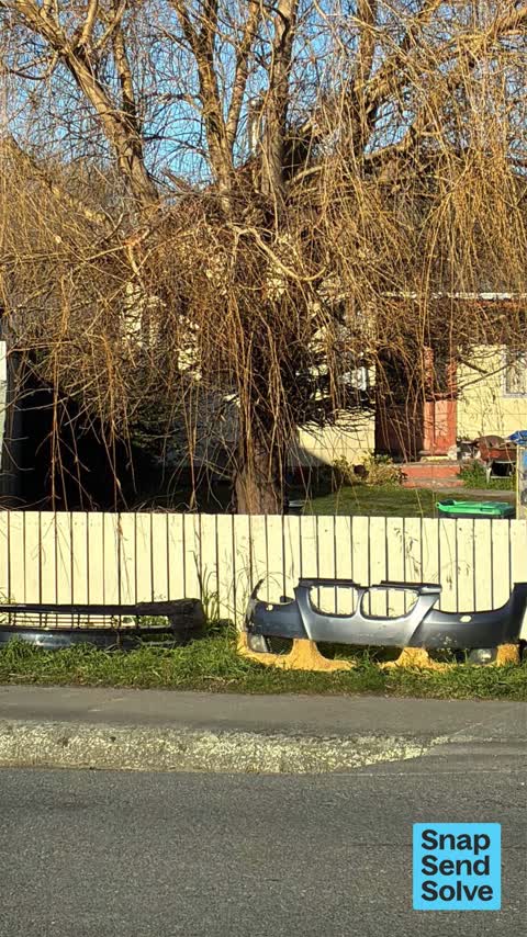 Dumped Rubbish, a report photo