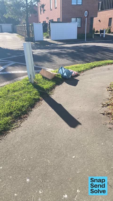 Dumped Rubbish, a report photo