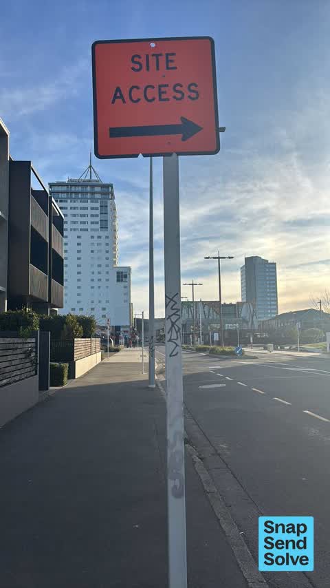 Graffiti on a sign, mural or public art — a report photo