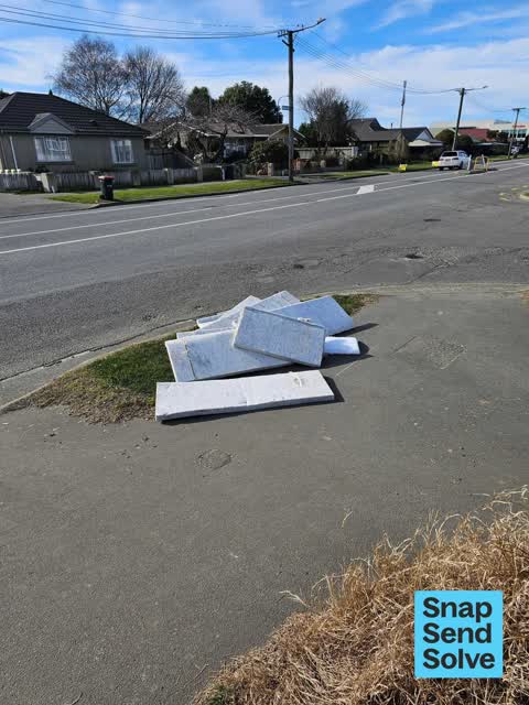 Dumped Rubbish, a report photo