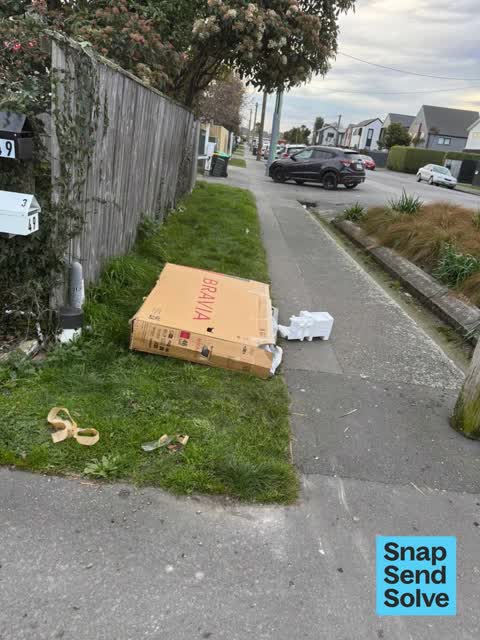 Dumped Rubbish, a report photo
