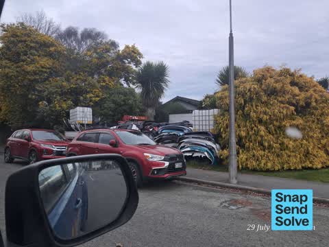 Dumped Rubbish, a report photo