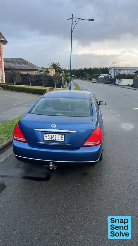 Abandoned Vehicle, a report photo