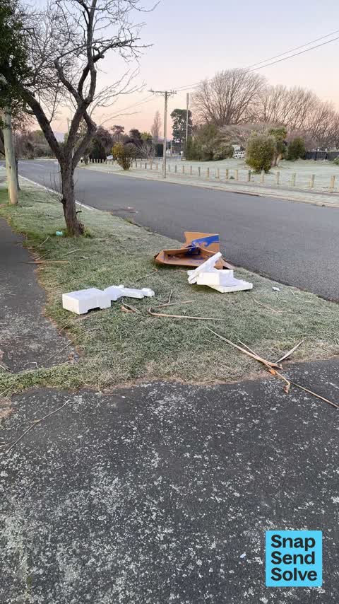 Dumped Rubbish, a report photo