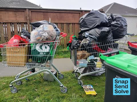 Dumped Rubbish, a report photo
