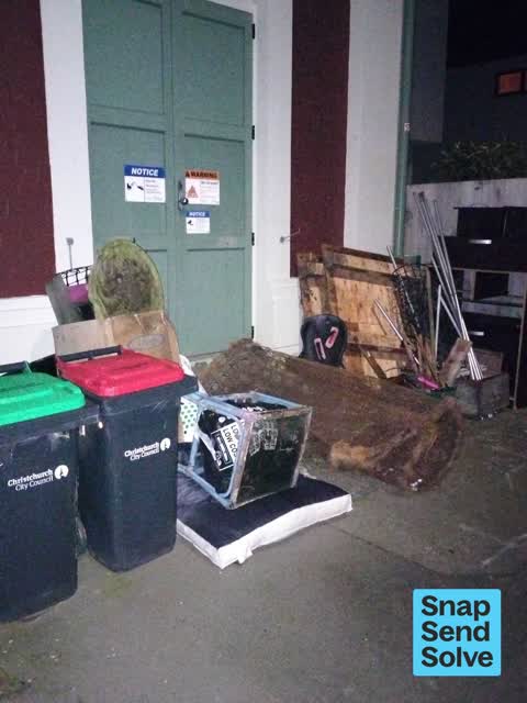 Dumped Rubbish, a report photo