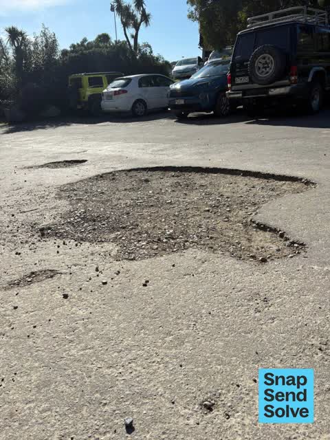 Damaged Road — a report photo