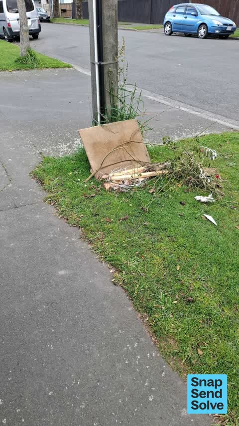 Dumped Rubbish, a report photo