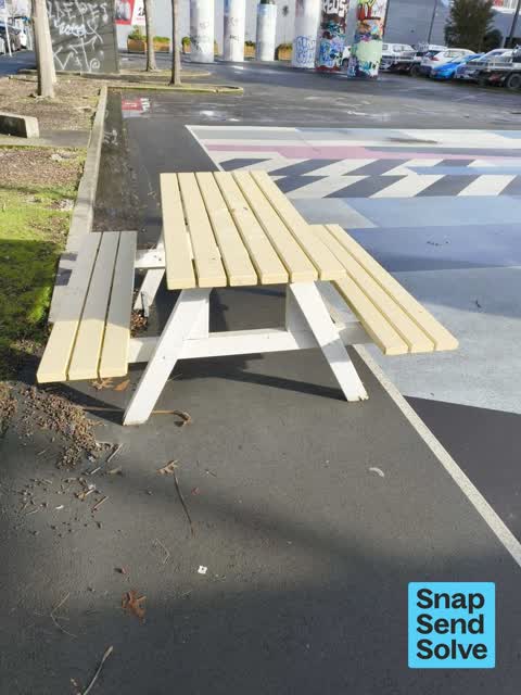 Graffiti on a fence, building or structure — a report photo