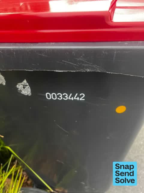 Rubbish and Bins - General, a report photo