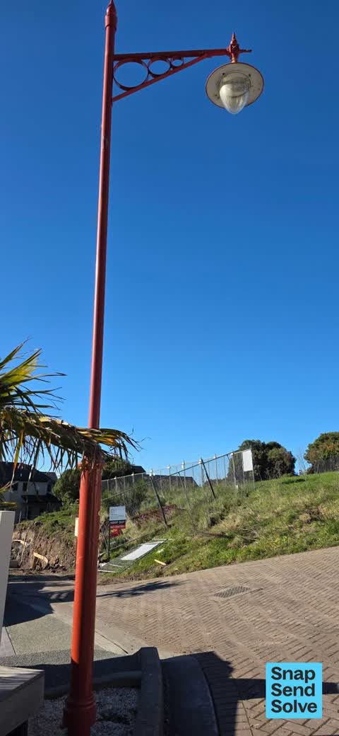 Street Light Outage, a report photo