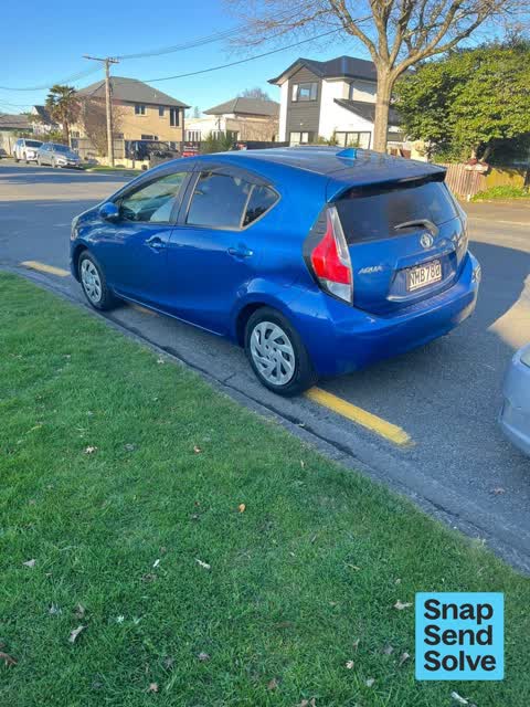 Hazard, vehicle, a report photo