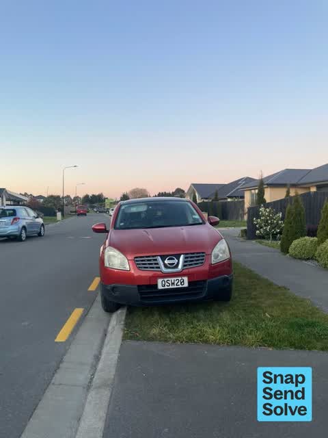 Hazard, vehicle, a report photo