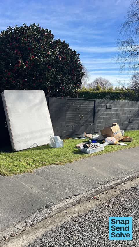 Dumped Rubbish, a report photo