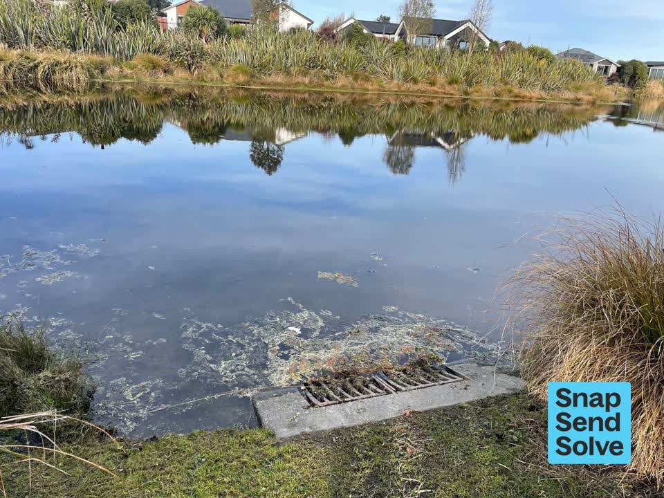 The photograph attached to this flooding report