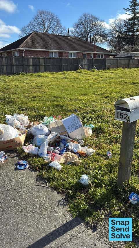 Dumped Rubbish, a report photo
