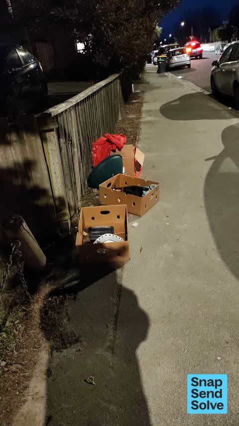 Dumped Rubbish, a report photo