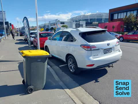 Hazard, vehicle, a report photo
