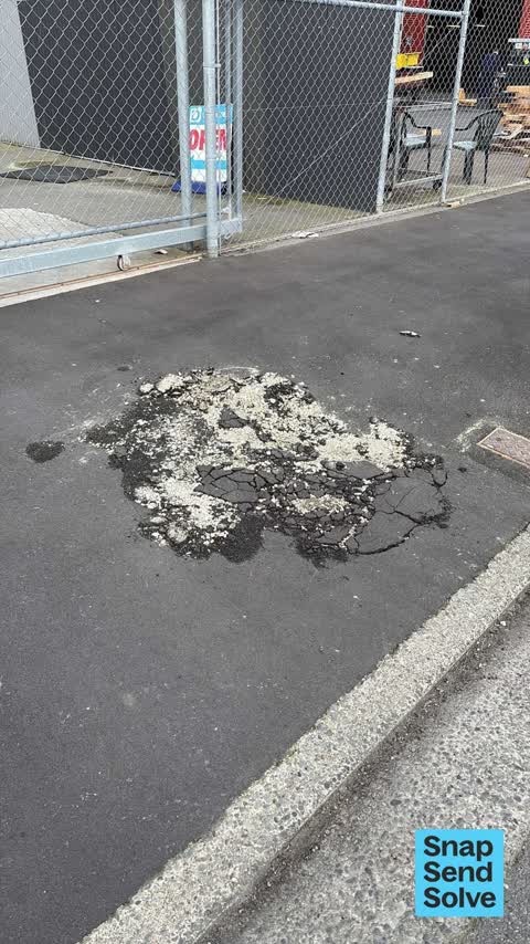 Pavement - Damaged, a report photo