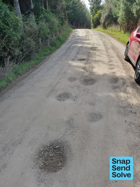 Damaged Road, a report photo