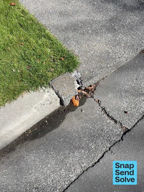 Damaged Road, a report photo