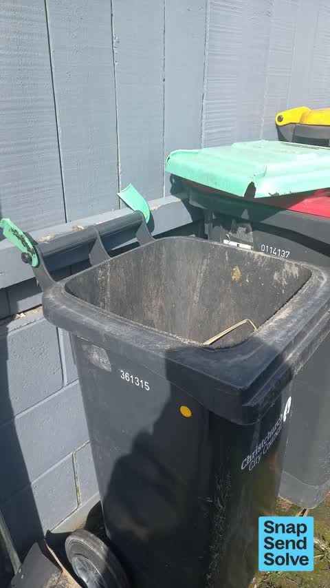 Rubbish and Bins - General, a report photo