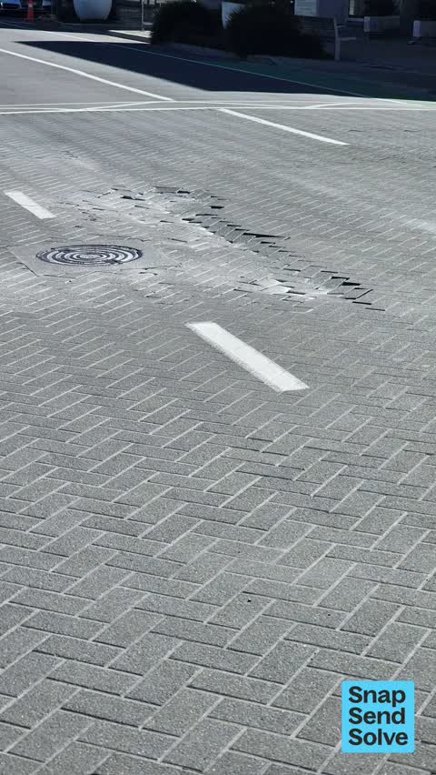 Damaged Road — a report photo
