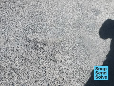 Pothole, a report photo