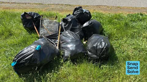 Dumped Rubbish, a report photo
