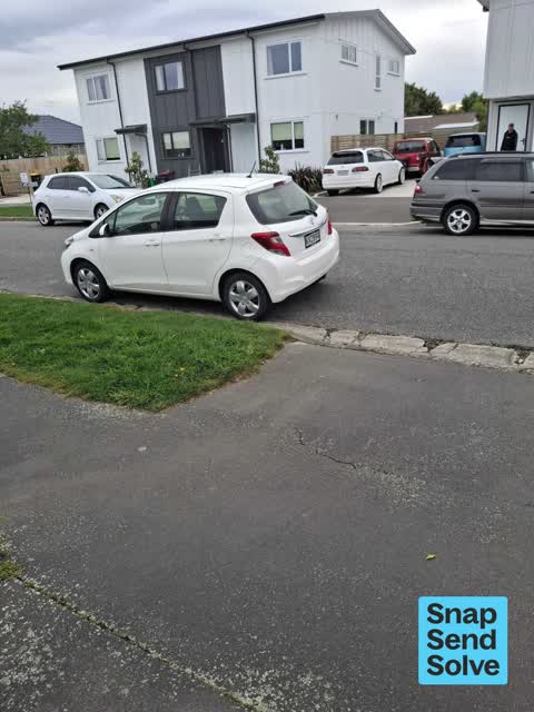 Hazard, vehicle, a report photo