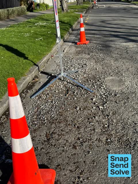 Damaged Road, a report photo