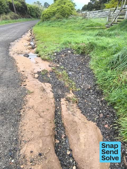 Damaged Road, a report photo
