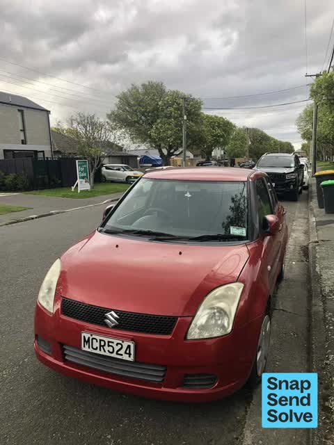 Hazard, vehicle, a report photo